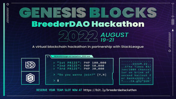 BreederDAO and StackLeague launch blockchain hackathon this August