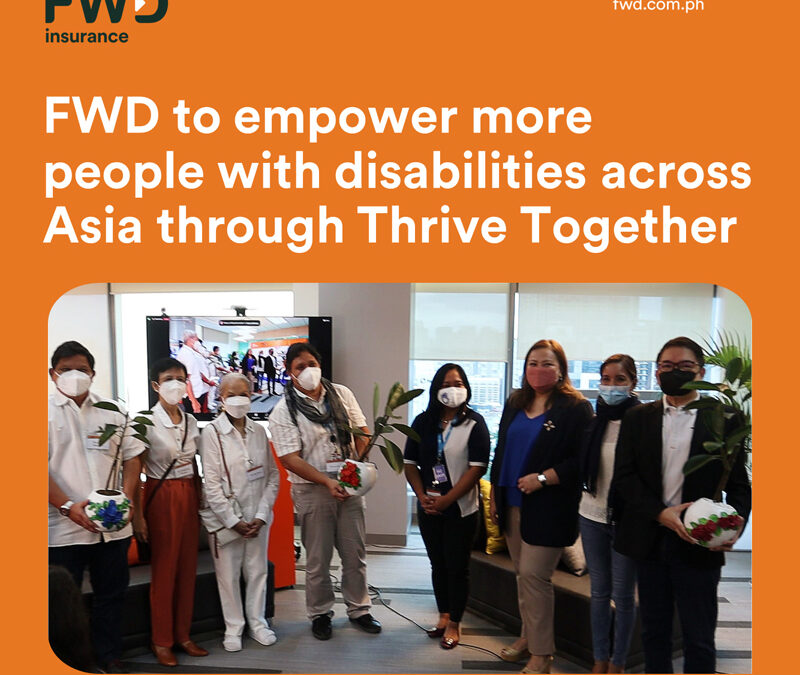 FWD and Humanity & Inclusion empower persons with disabilities through Thrive Together project