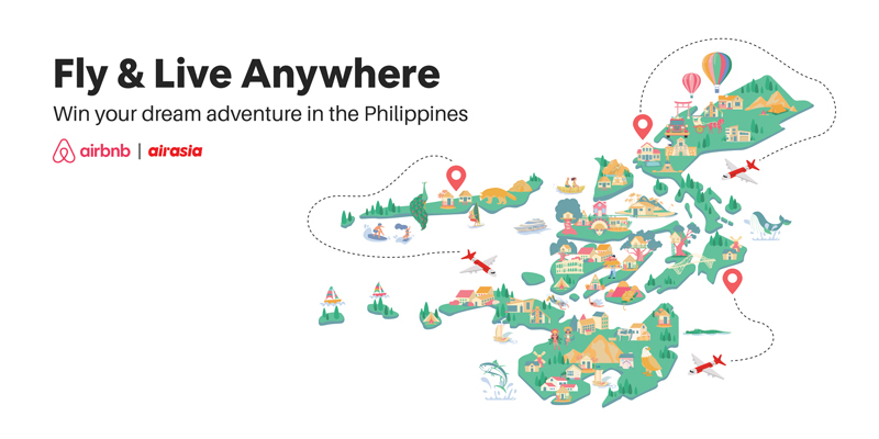 Fly and Live Anywhere for 30 days in the Philippines with Airbnb & AirAsia