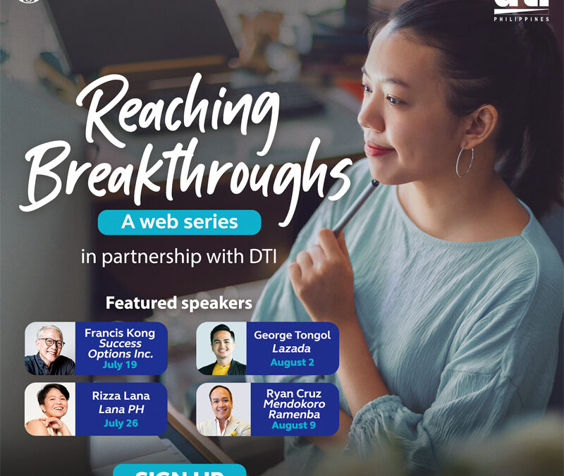 MSMEs thrive with digital allies Globe Business and DTI eCommerce through new webinar series “Reaching Breakthroughs”