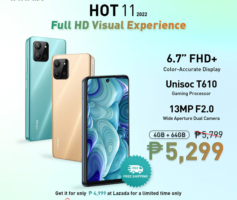 Infinix launches the brand-new, full high-definition HOT 11 2022