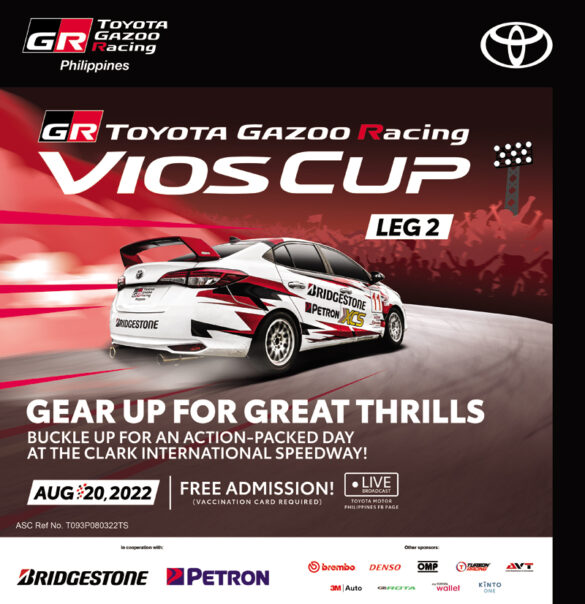 Gear up for Great Thrills at the 2022 TOYOTA GAZOO Racing Vios Cup Leg 2