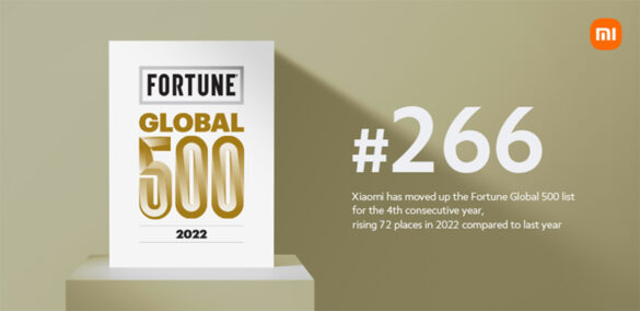 Xiaomi Again Advances on the Fortune Global 500 List