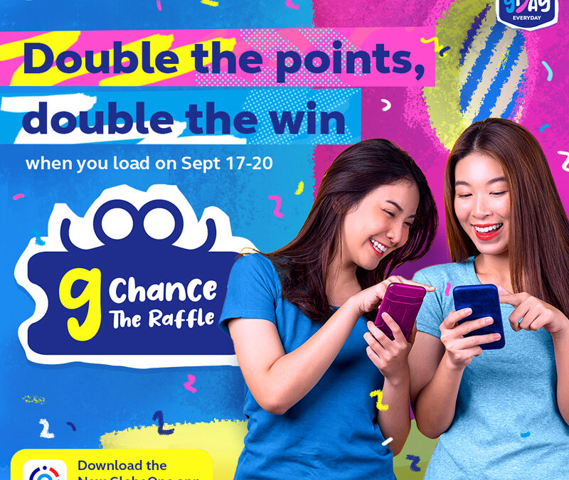 Globe treats prepaid users to double Rewards points for #ExtraGDayEveryday