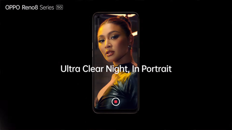 Enjoy Ultra Clear Nights like Nadine Lustre with the OPPO Reno8 Series 5G