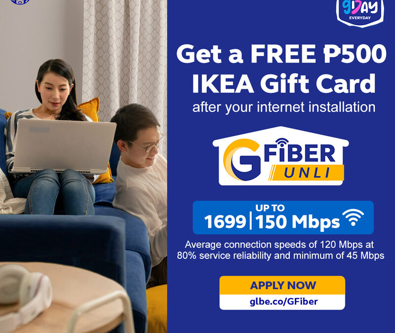 Spruce up your home for an #ExtraGDay with IKEA Gift Cards from Globe At Home