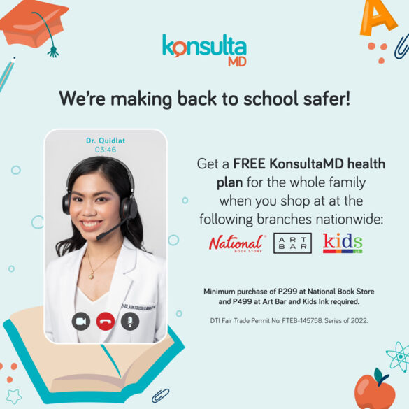 KonsultaMD and National Bookstore partner for student health this back-to-school season