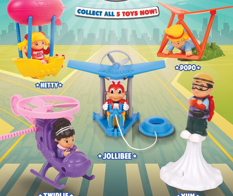 Take playtime to the skies with the new Jollibee Flight Squad Jolly Kiddie Meal toys!