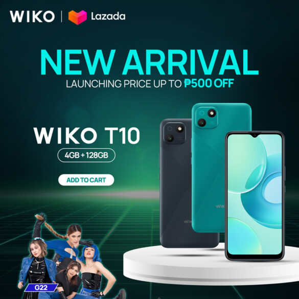 WIKO launches T10 128GB on Lazada