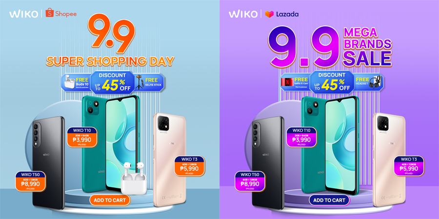 WIKO unveils deals on T-Series phones, earbuds for 9.9