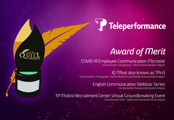Teleperformance Philippines wins multiple recognition at the 19th Quill awards