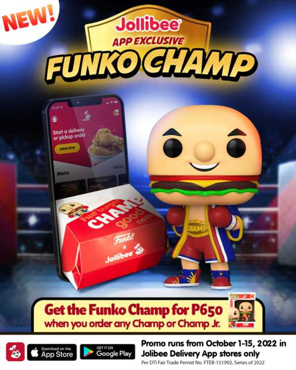 Get your hands on the new Champ Funko Pop from Jollibee!