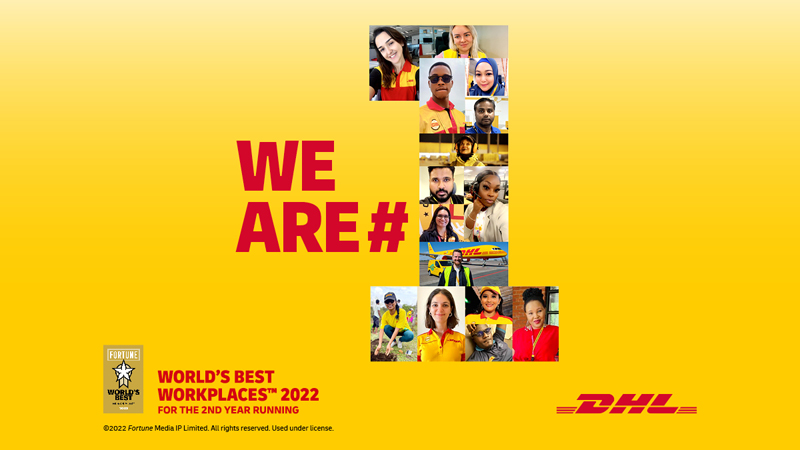 DHL Express remains the world’s No. 1 Best Workplace in 2022
