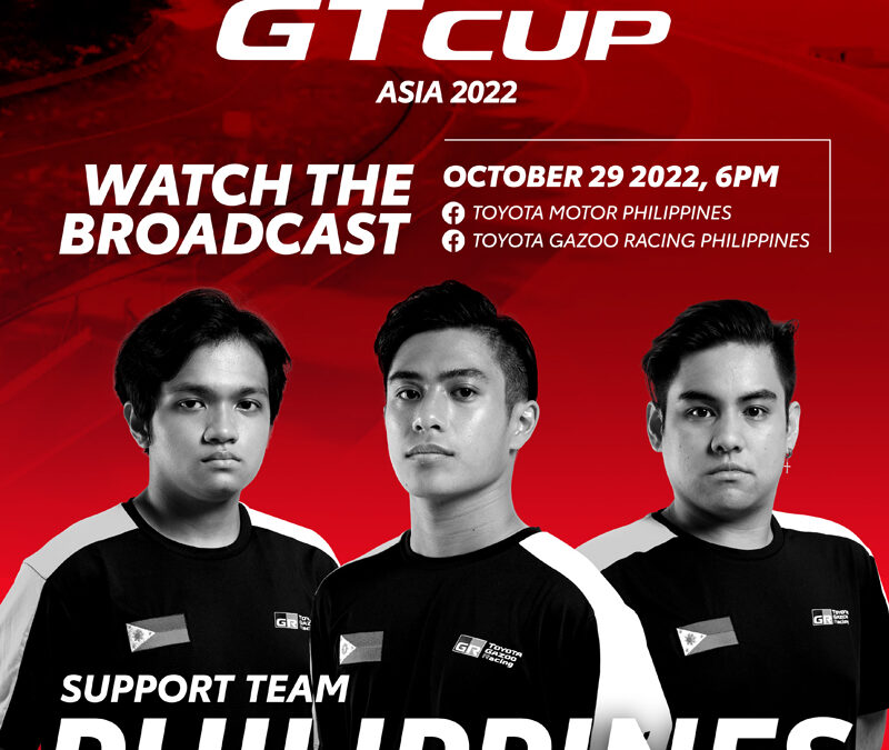 Team Toyota Philippines revs up for TGR GT Cup 2022 Asia Regional Finals on October 29
