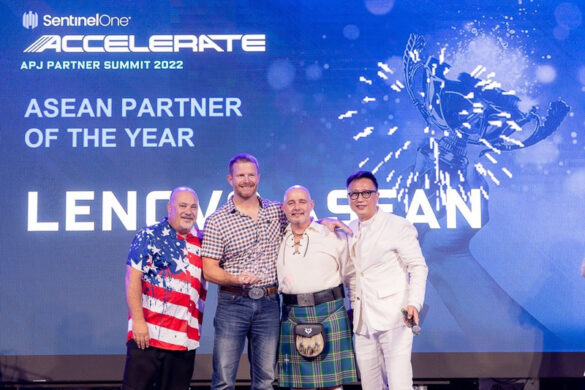 Lenovo Awarded as the ASEAN Partner of the Year of SentinelOne, Celebrating the Strategic Partnership for Security Solutions