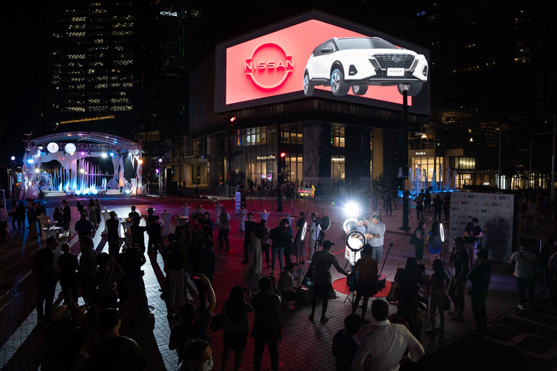 Nissan Unveils its First Kicks e-POWER 3D Billboard Ad in Asia