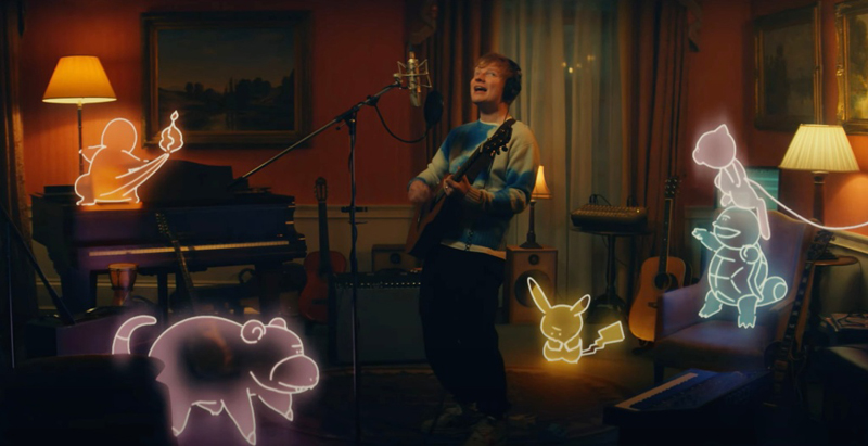 Ed Sheeran Teams up With Pokémon for New Song and Video