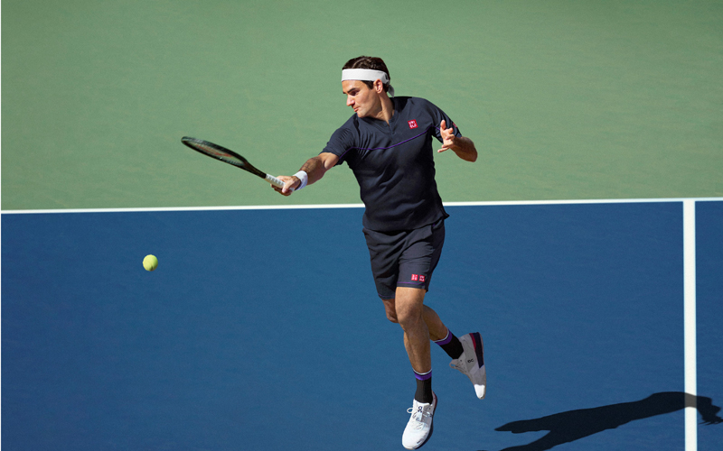 UNIQLO Launches New Roger Federer Model DRY-EX Replica Game Wear 