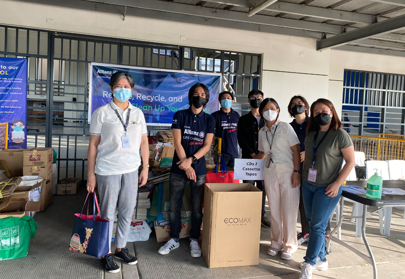 Allianz PNB Life, Xavier School, and the Tzu Chi Foundation partner together for a cleaner environment