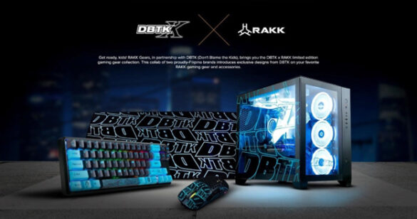 DBTKxRAKK is offering a limited-edition gaming collection consists a mechanical keyboard, mouse, mousepad, and PC Case.