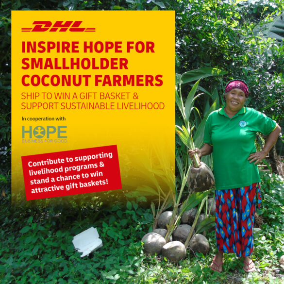 DHL Express launches campaign in partnership with HOPE to support local coconut farmers