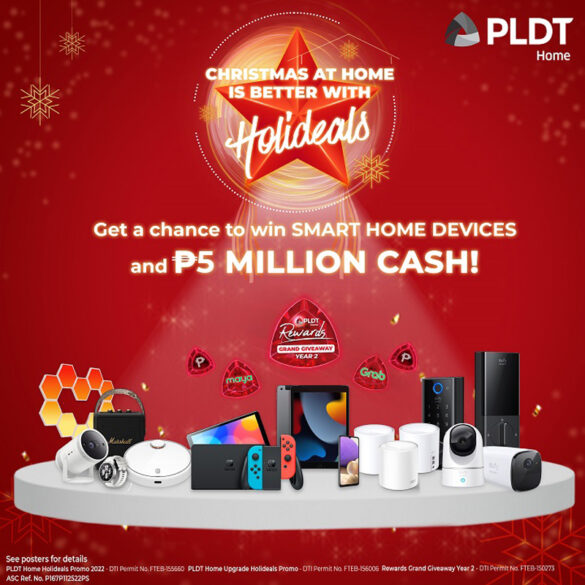 Win prizes as you shop this Christmas with PLDT Home Holideals