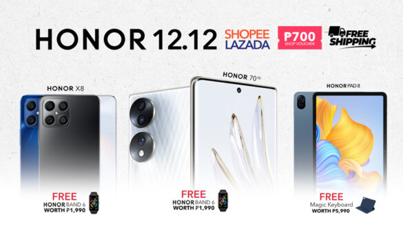 HONOR announces exciting deals on Lazada and Shopee 12.12 Sale