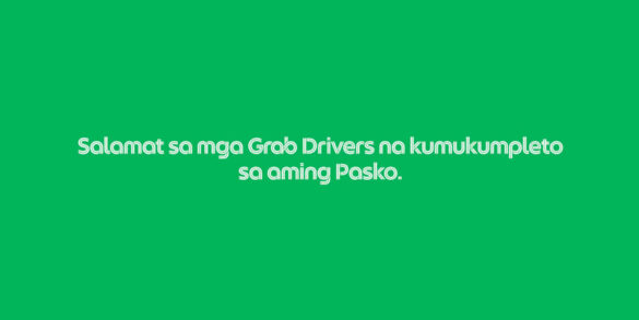 In new video, Grab recognizes the driver- and delivery-partners who helped complete Filipinos’ Christmas celebrations