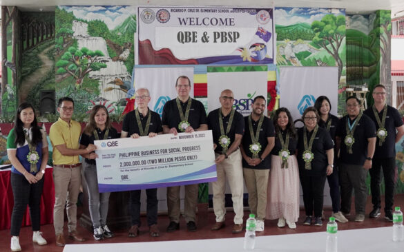 QBE Group CEO visits adopted school in Taguig and donates Php 2 million