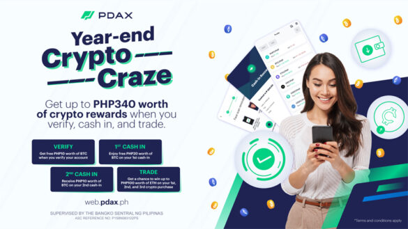 Don’t miss out on free crypto with PDAX’s Year-end Crypto Craze