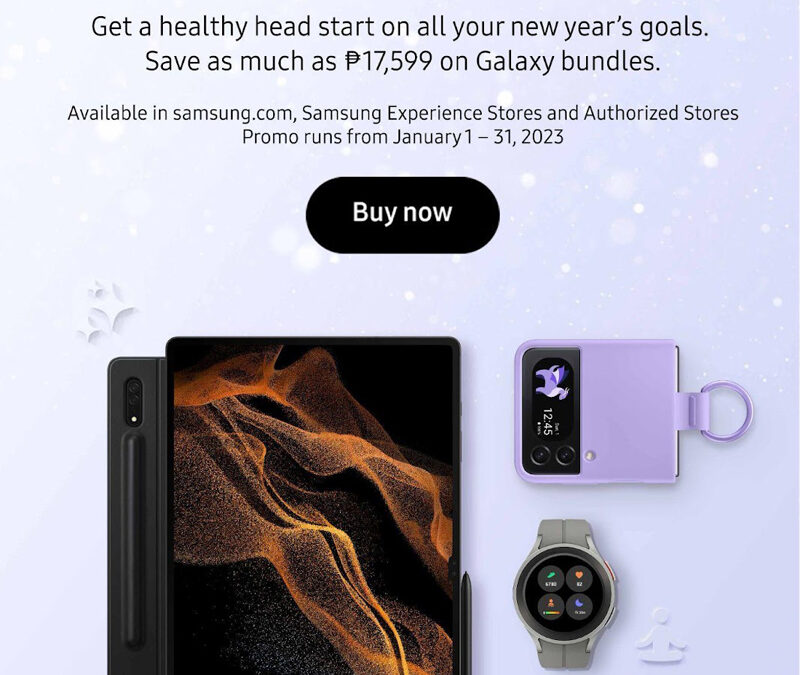 Accomplish your brand-new goals for the year with Samsung’s ‘New Year. New You. New Galaxy.’ deals!