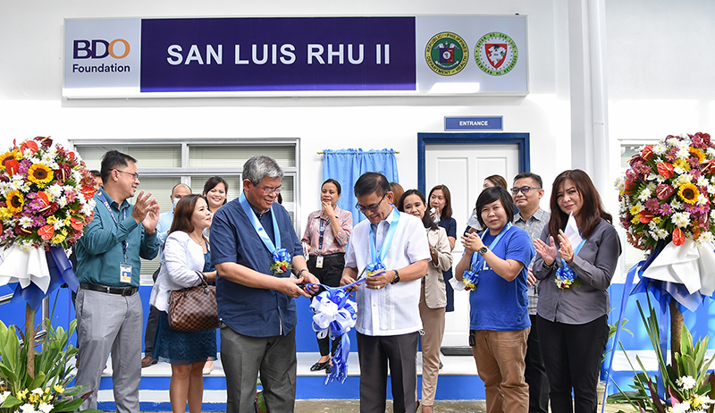 BDO Foundation renovates health centers in Batangas, Bohol, and Cebu for improved delivery of primary and maternal health care