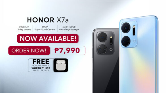 HONOR X7a with Industry-setting 3 Day Battery Life arrives in PH at Php 7,990 only