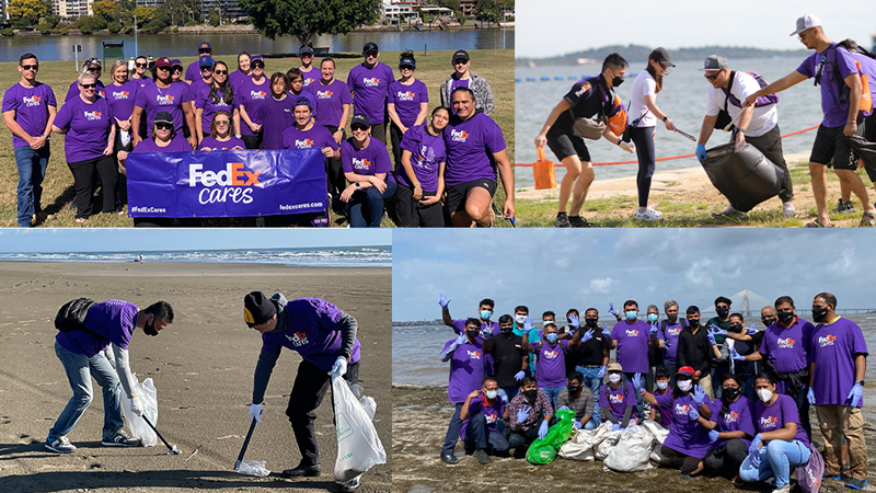 FedEx Volunteers Advance Sustainable Communities Through Beach Clean-ups Across AMEA