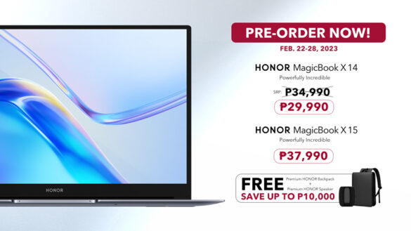 HONOR MagicBook X finally arrives in PH! Get the powerful compact MagicBook X 14 at P29,990 from P34,990 and get freebies worth P7k!
