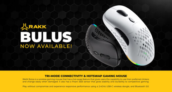 A Hot-Swappable Wireless Mouse From RAKK Gears Has Arrived!