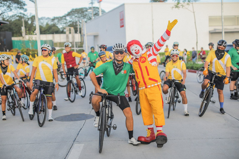 Cyclists come together for the first Tour de McDo in Nuvali