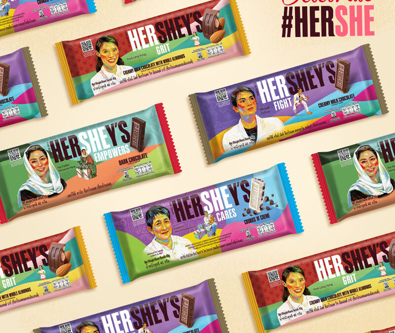 Hershey launched the Southeast Asia version of International Women’s Day limited packaging