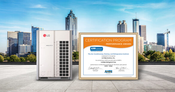 LG Recognized With AHRI Performance Award for Sixth Consecutive Year