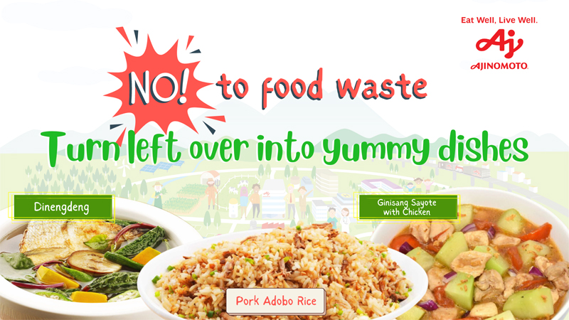 Help Reduce Food Waste: Ajinomoto shares how to turn left over to yummy meals