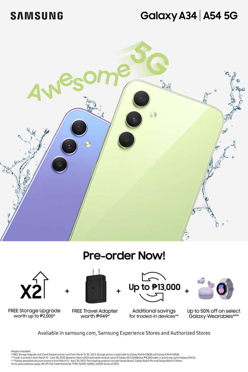 Get Ready to Preorder Awesome with Samsung Galaxy A54 5G, Available  Starting April 6 - Samsung US Newsroom