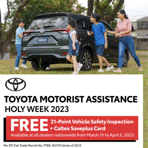 Toyota offers motorist assistance for Holy Week