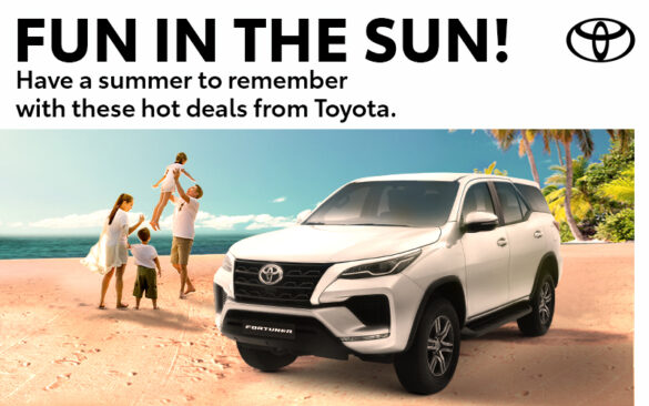 Have fun in the sun this summer with hot deals from Toyota
