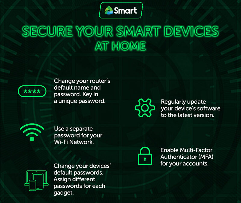 PLDT, Smart encourage customer vigilance, secure smart devices at home