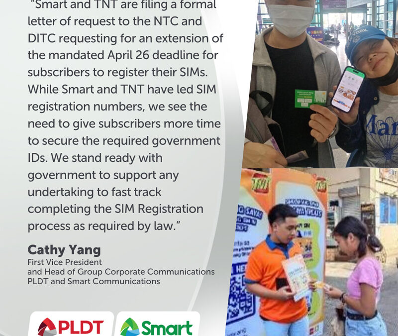 Smart supports telco industry’s call for extension of SIM Registration