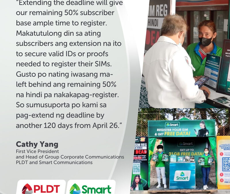 Smart support for SIM Registration extension to give customers more time to secure valid IDs