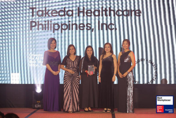 Takeda Healthcare Philippines Inc. Ranks 8 in the 2023 Philippines Best Workplaces List