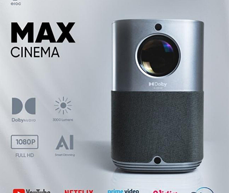 Eroc Max Projector: Turn Any Wall into a Screen