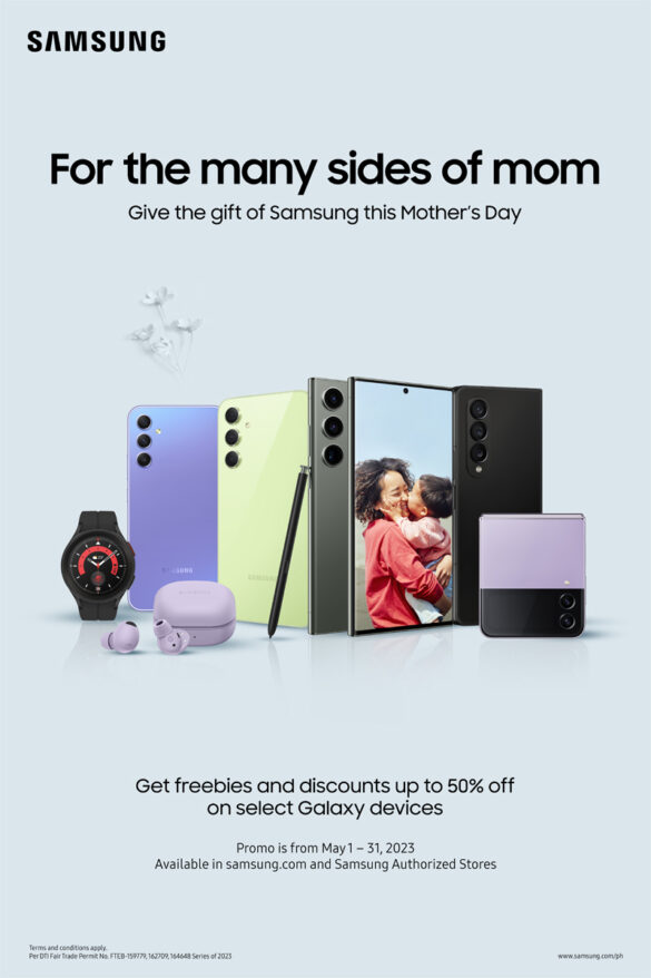Celebrate the many sides of mom this Mother’s Day with Samsung devices!