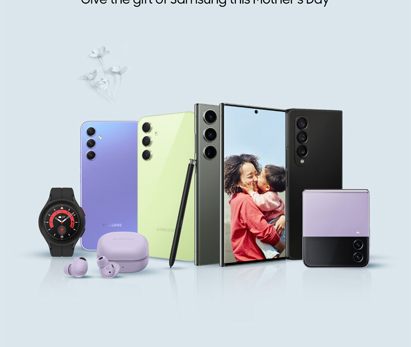 Celebrate the many sides of mom this Mother’s Day with Samsung devices!